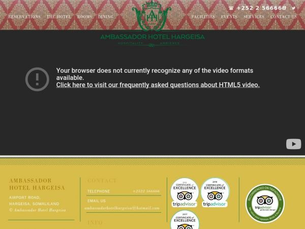 ambassadorhotelhargeisa.com