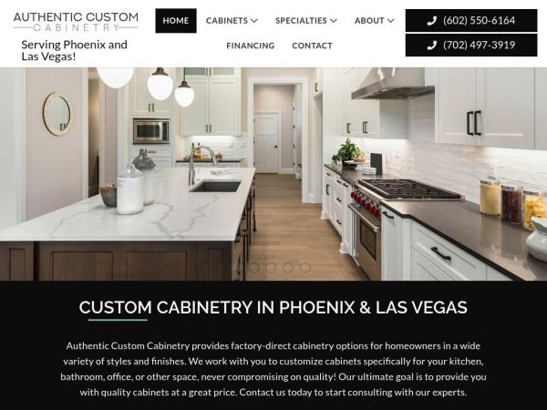 authenticcustomcabinetry.com