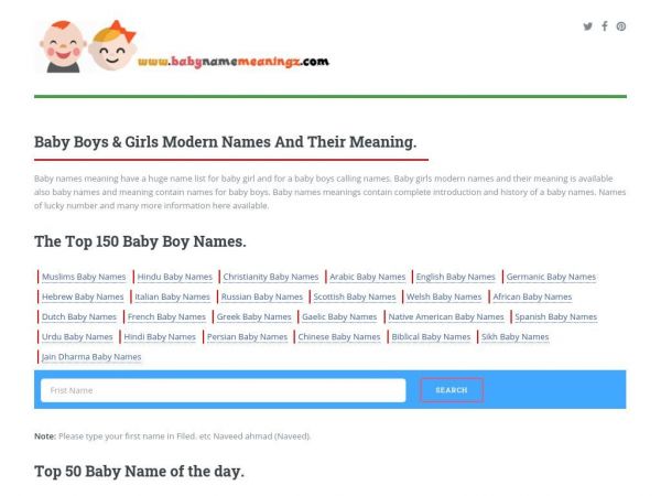 babynamemeaningz.com