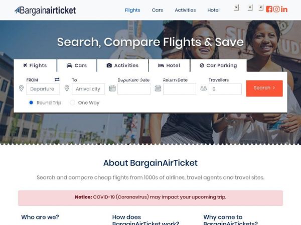 bargainairticket.com