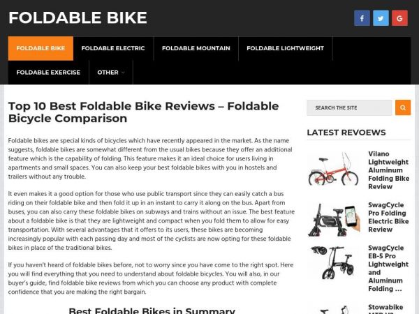 bestfoldablebike.com