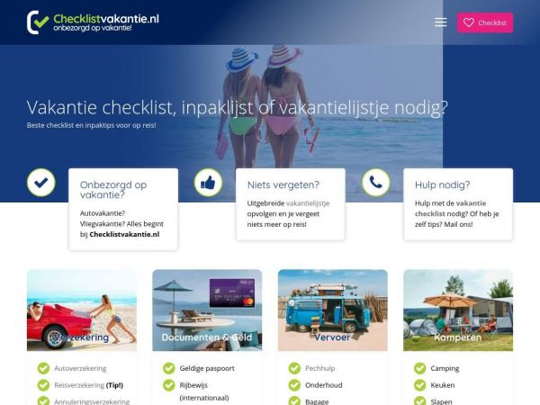 Checklistvakantie.nl