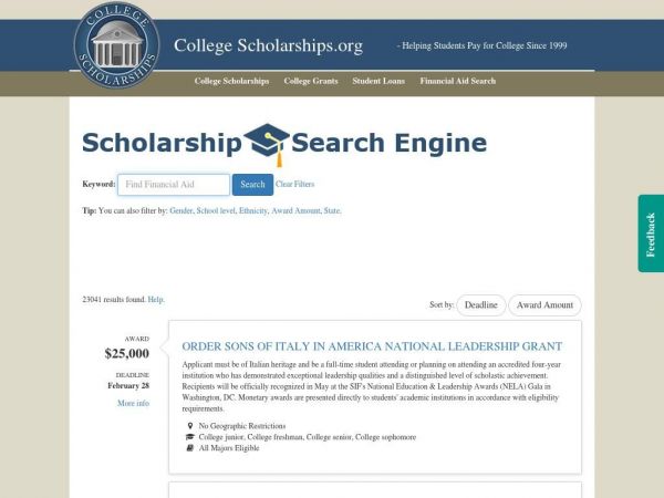 collegescholarships.org