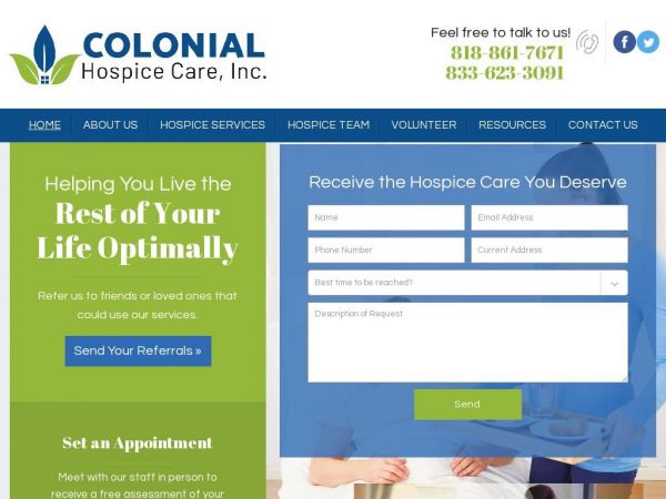 colonialhospice.com