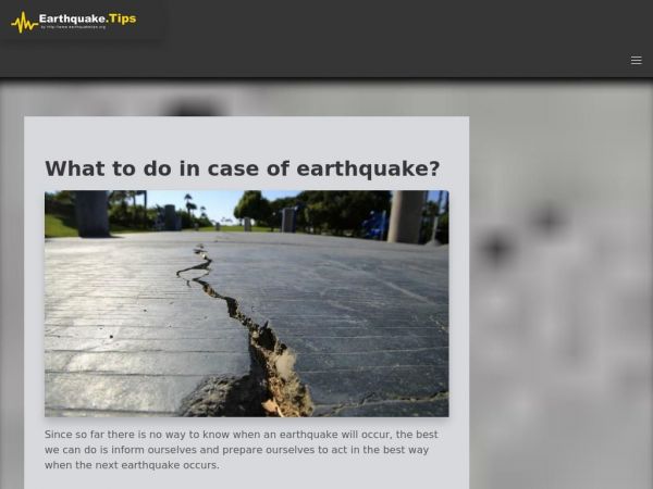 earthquake.tips