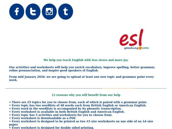 eslspeaking.com