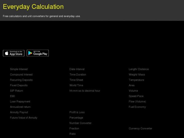 everydaycalculation.com