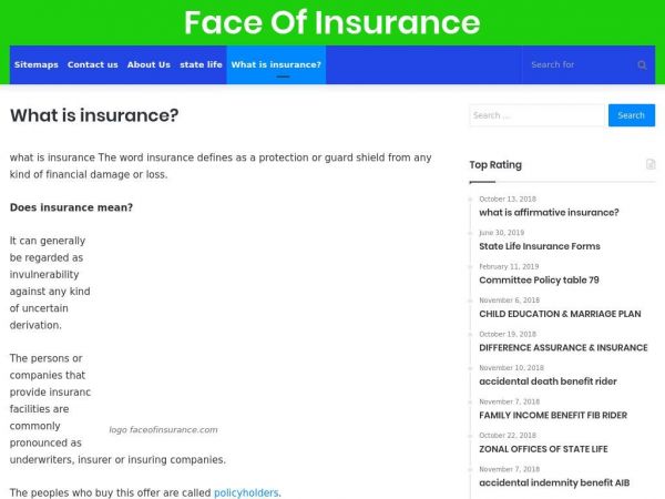 faceofinsurance.com