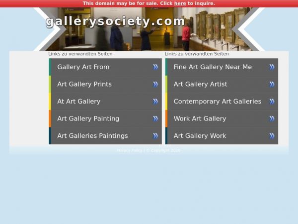 gallerysociety.com