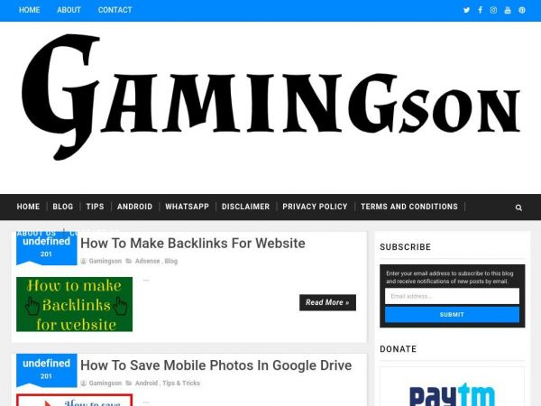 gamingson.com