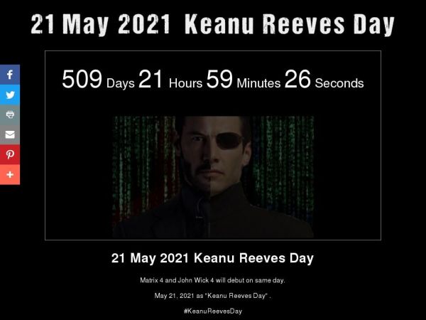 keanureevesday.com