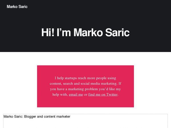 markosaric.com