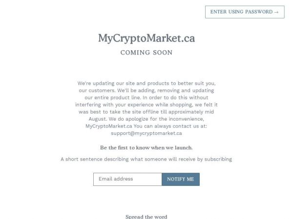 mycryptomarket.ca