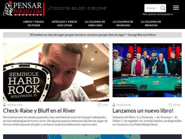 pensarpoker.com