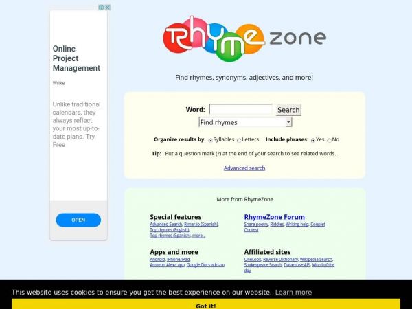 rhymezone.com