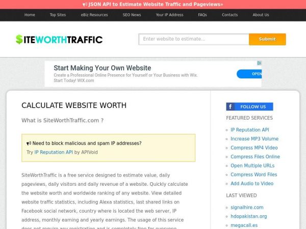 siteworthtraffic.com