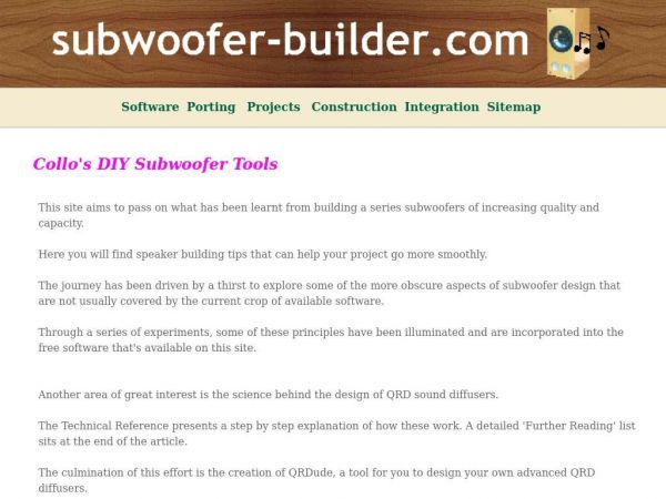 subwoofer-builder.com