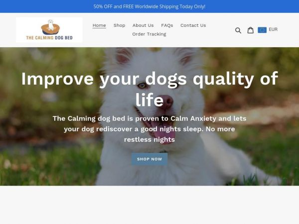 thecalmingdogbed.com