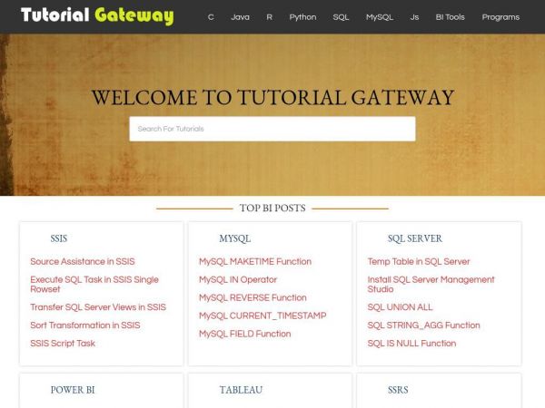 tutorialgateway.org