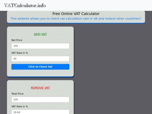 vatcalculator.info