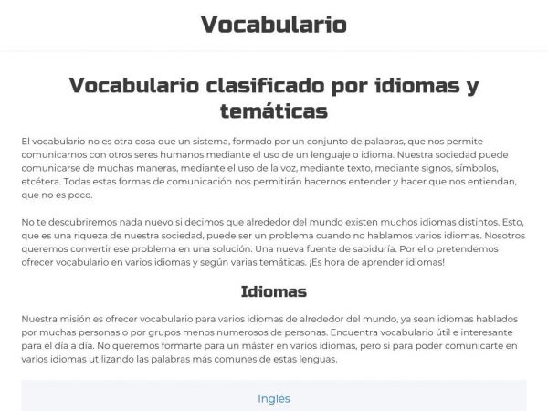 vocabulario.net