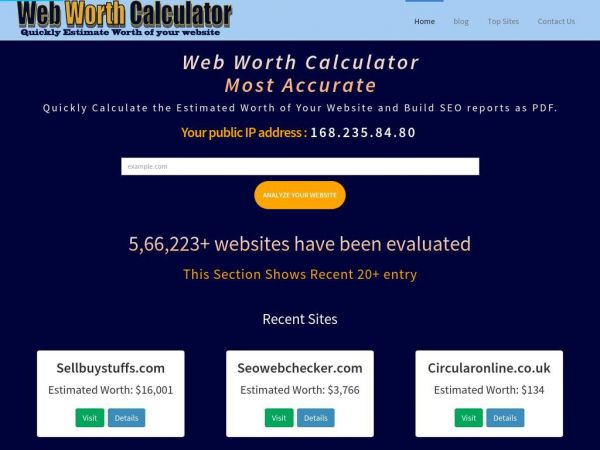 webworthcalculator.com