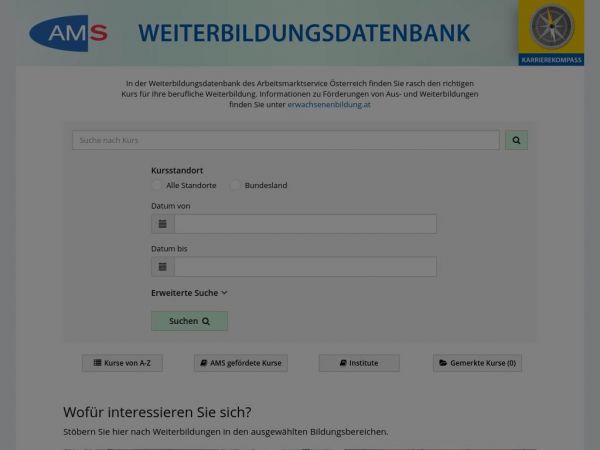 weiterbildungsdatenbank.at