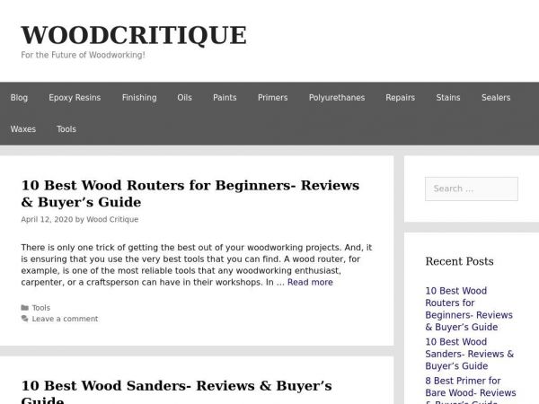Woodcritique.com